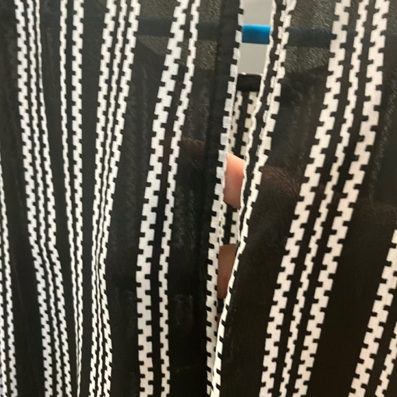 Cato Black and White Striped Maxi Dress - Picture 5 of 9